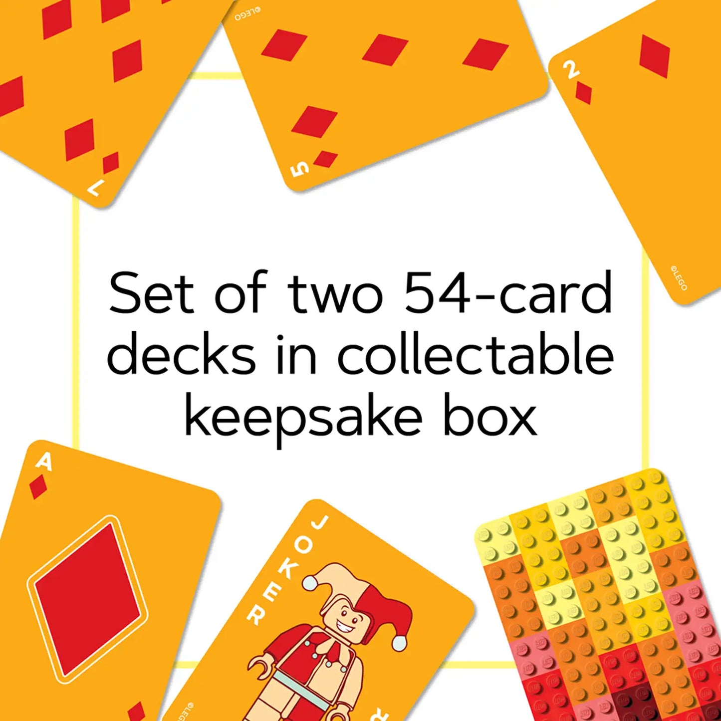 LEGO Brick Playing Card