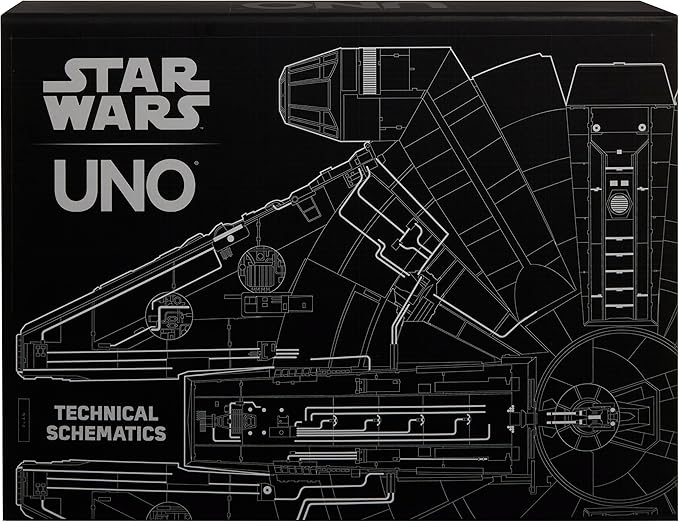 UNO Star Wars Technical Schematics Card
